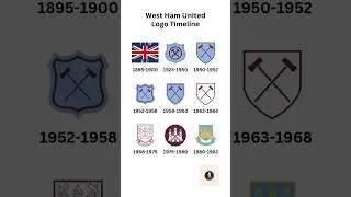 Football Logo History - West Ham United #westham #hammers #football #top #subscribe #like #share