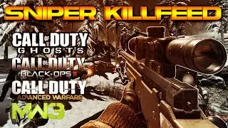 Sniper Killfeed | Ghosts, MW3, Advanced Warfare, & Black ops 2