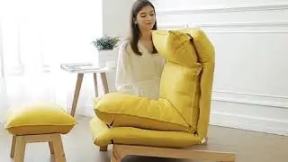 Fold out sleeper chair Lazy foldable chair of Leisure Furniture and balcony Chair made China factory