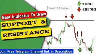 Best Indicator To Draw Support and Resistance // #stockmarket #support #resistance #indicators