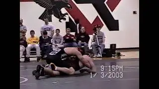 Travis Ryan vs Prairie du Chien (Dual) 2002-2003 RV Wrestling Season