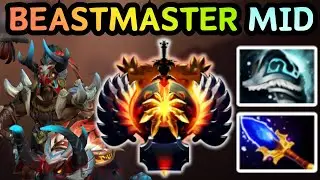 🔥 BEASTMASTER MID FULL AGGRESSION WITH HIGH DRUM TEMPO | DOTA 2 GAMEPLAY 🔥