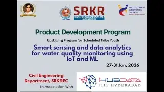 SMART SENSING AND DATA ANALYTICS FOR WATER QUALITY MONITORING USING IOT AND ML