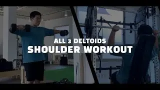 BEST Full Shoulder Workout | Build All 3 Delts (Cable + Barbell + Dumbbell)