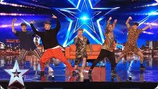 High Five attempt to impress the fearsome four! | Auditions | BGMT 2019