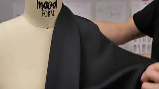 Mood Fabrics 311371 Black Heavy Compression Double Knit w/ Max-Dri Wicking and Micro Air Technology