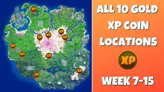 All 10 Gold XP Coins Locations in Fortnite Season 5 Chapter 2! (150,000 XP)