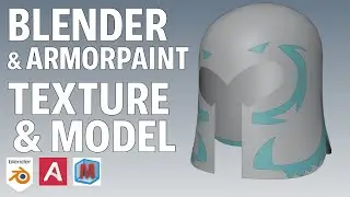 Blender x ArmorPaint: Magneto Helmet 3D Design Process