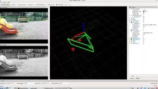 The internal outdoor tests of our AR and positioning algorithms of ARCONA CORE