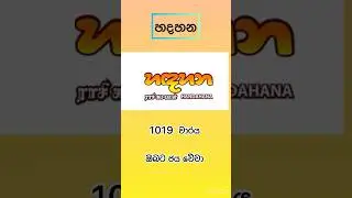 හදහන 1019 වාරය |#nlbresults |#shorts