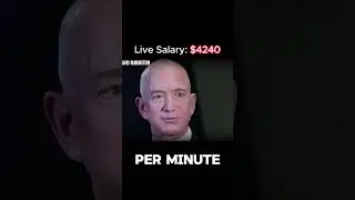 How Much Does Jeff Bezos Make Per Hour? #jeffbezos #finance #money