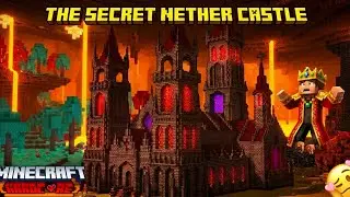 I Built a Massive Nether Castle in Minecraft!