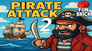 Pirate Attack 2 ☠️🦜 Lego Stop Motion Adventure 