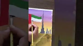 #Shorts UAE National Day Painting-Nas World