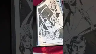 Comic art con set up and new Batman art collection available attendees hit me up tomorrow at show 