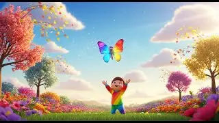 Little Rainbow Butterfly | Nursery Rhymes for Kids and Song