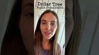 #dollartree #puzzle #organization #organizewithme