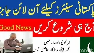 Remote Work Opportunities for Pakistani Seniors (2025