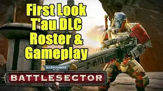 First Look - Tau DLC - Full Roster & Gameplay Warhammer 40,000: Battlesector - T'au