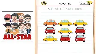 Brain test all star level 162 Gameplay walkthrough solution|| get rid of these cars