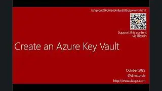 Как создать новое хранилище ключей Azure