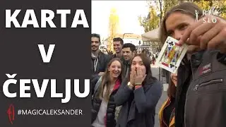 KARTA V ČEVLJU! 😱 │Magic Aleksander│Ulične Čarovnije│
