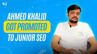 Ahmed Khalid got promoted to Junior SEO