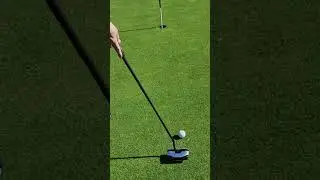 Deliberate mishits - testing how forgiving the putter is  #putter #runnergolf #golfspy