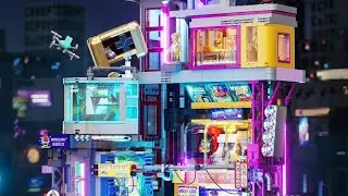 New release Cyberpunk Game Stack From @LUMIBRICKS_OFFICIAL #lumibricks #afol #cyberpunk #gaming 