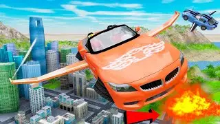 ✅Flying Car Extreme Simulator - New Car Games 2022 - Android Gameplay #15