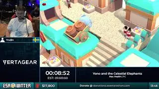 #ESAWinter18 Speedruns - Yono and the Celestial Elephants [Max Health] by Truljin