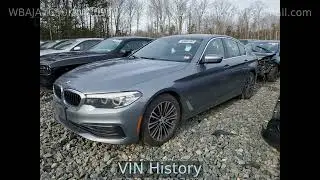 2019 Bmw 5 SERIES WBAJA7C50KWW09782