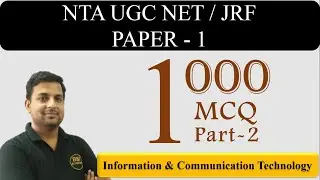 NTA UGC NET June 2019 Papers Solution || ICT Part 2