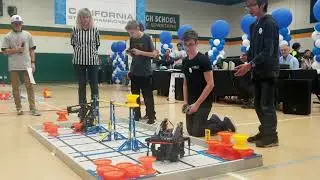First Alliance clears the field at the 2019 VEX IQ California State Championship in La Verne, CA