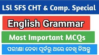 English Grammar...Livestock Inspector /Statistical Field Serveyor/Contract Teacher & Competitive