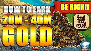 Towerlands - How to Earn 20M-40M GOLD!! Easy!!!