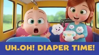 Diaper Change on the Bus 🚌🍼 | Eli Kids Nursery Rhymes | Funny Baby Song | 3D Cartoon