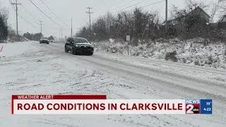 Road conditions in Clarksville