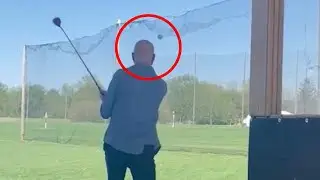 Man Has Embarrassing Fail At Driving Range