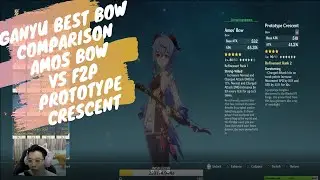 Ganyu Best Bow? Amos bow vs F2P Prototype Crescent Bows for Cocogoat - Genshin Impact DPS Character