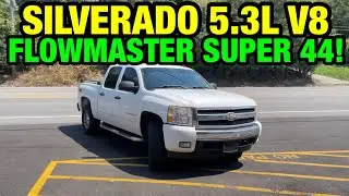 2008 Chevy Silverado 5.3L V8 ВЫПУСКНАЯ СИСТЕМА С FLOWMASTER SUPER 44!