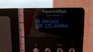 DAB+ DX [Tropo] 12B 225.648 MHz - SR UPPLAND, Upssala, Vedyxa TM, Sweden. 485 km.