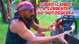 LUBRIFICANDO A CORRENTE DO SEU MOTOSSERRA