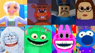 EPIC SCHOOL ESCAPE, EVIL GRANDMA, SIR SCARY'S MANSION, DHUUR, MR CRAZY'S CARNIVAL, ROBLOX JUMPSCARE'