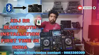 Bluetooth Install Pioneer XDJ RR First Time In India | Halder Electronics | Tanmoy Halder