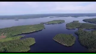 Lake Foxen - Sweden drone view, amazing wilderness and pike fishing. www.lakefoxen.se