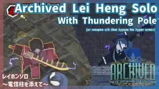 Roblox Archived Lei Heng Solo with Thundering Pole