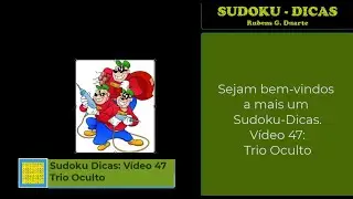 Sudoku Dicas: Video 47 Trio Oculto