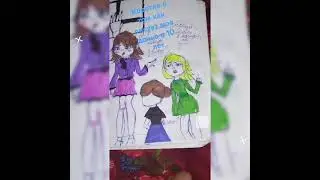 #kawaii как рисует моя дочка в 10 лет 💖