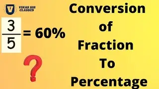Fraction to Percent | Conversion of Percentage to Fraction | Converting Percentage to Fraction